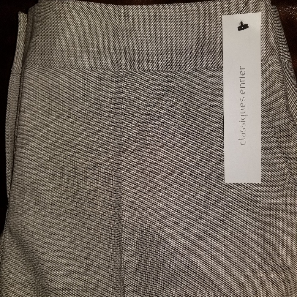 Classiques Entier NEW Gray Women's Wide Leg Trouse
